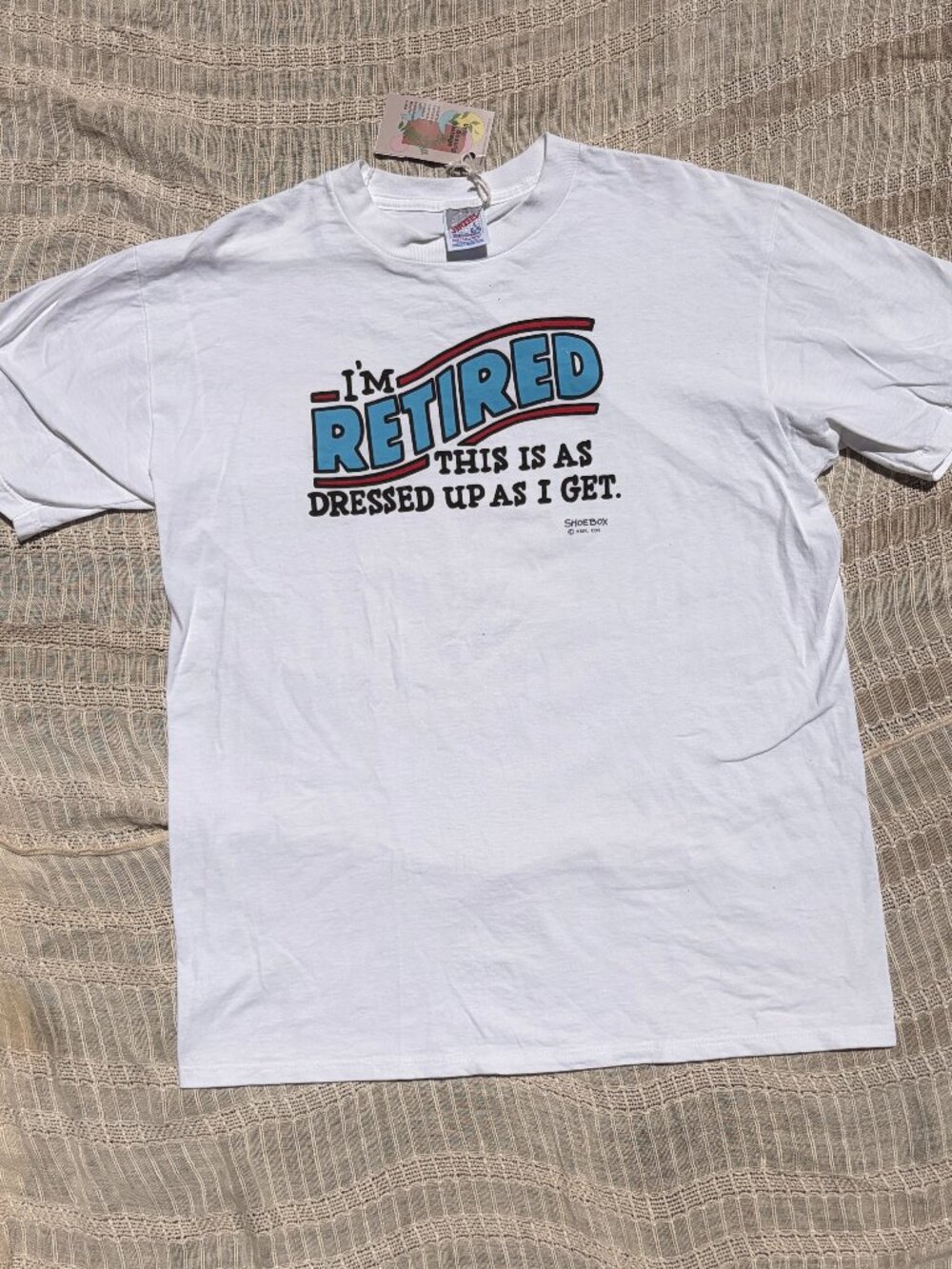 Vintage 90s Jerzees Retired Graphic Tee Men’s Large